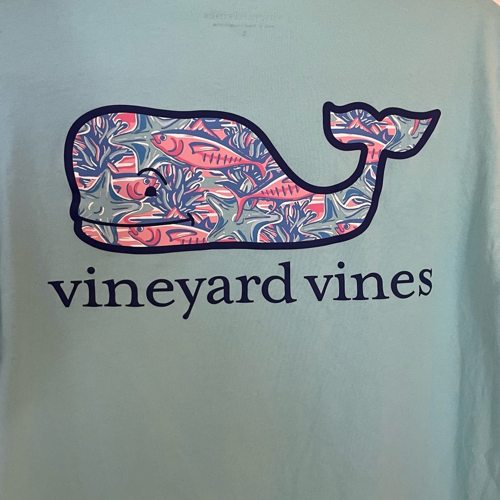 Vineyard Vines Tee Light Blue